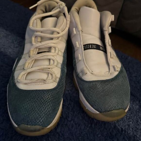 Nike Air Jordan 11 Retro Low Blue Snakeskin Men 11